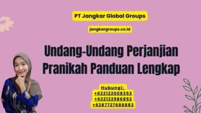Undang-Undang Perjanjian Pranikah Panduan Lengkap