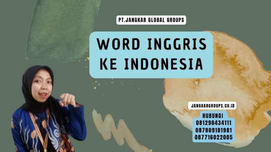 Word Inggris Ke Indonesia