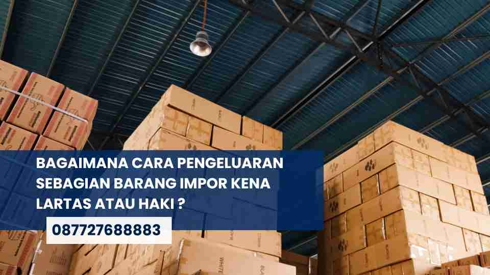 Bagaimana cara Pengeluaran Sebagian barang impor kena lartas atau Haki ?