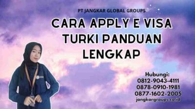 Cara Apply E Visa Turki Panduan Lengkap