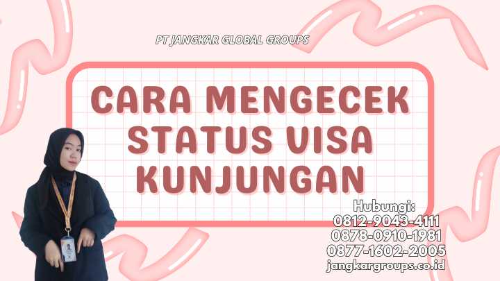Cara Mengecek Status Visa Kunjungan