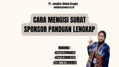 Cara Mengisi Surat Sponsor Panduan Lengkap