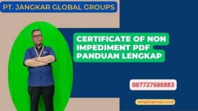 Certificate Of Non Impediment Pdf Panduan Lengkap