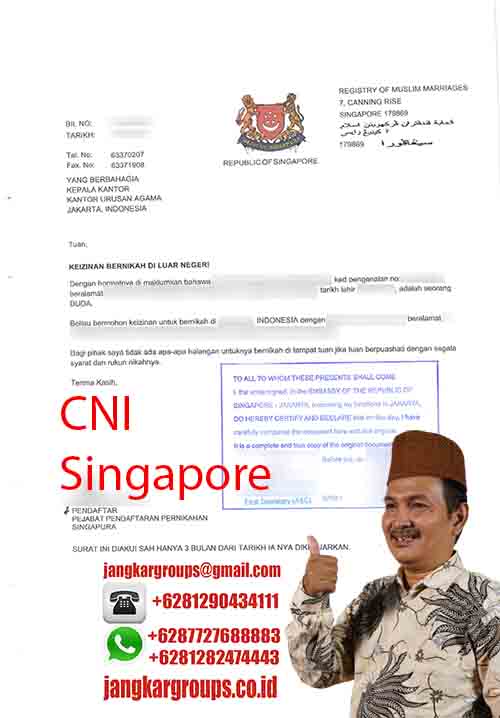 Contoh CNI Singapore