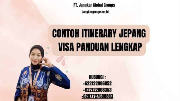 Contoh Itinerary Jepang Visa Panduan Lengkap