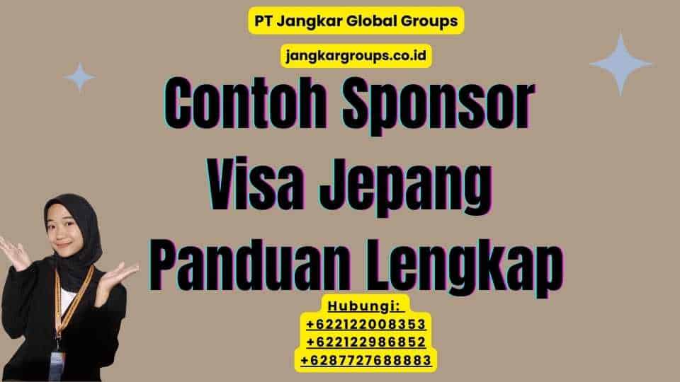 Contoh Sponsor Visa Jepang Panduan Lengkap