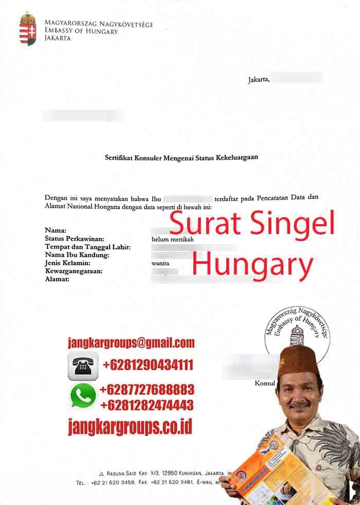 Contoh Surat Singel Hungary