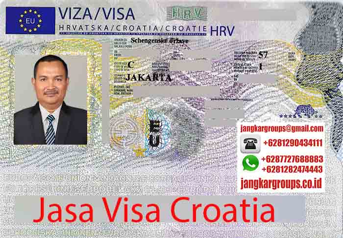 Contoh Visa Croatia
