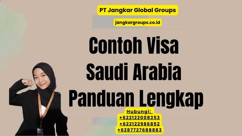 Contoh Visa Saudi Arabia Panduan Lengkap