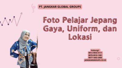 Foto Pelajar Jepang Gaya, Uniform, dan Lokasi