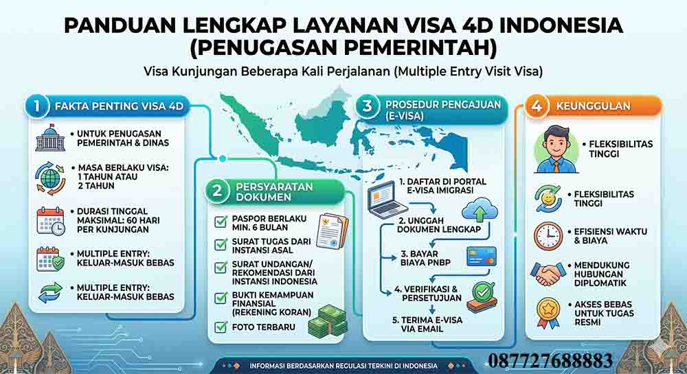 Infografis Layanan 4D Visa
