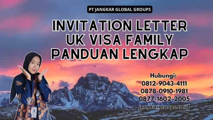 Invitation Letter UK Visa Family Panduan Lengkap