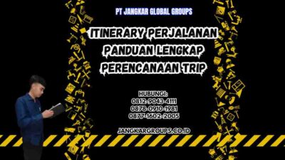 Itinerary Perjalanan Panduan Lengkap Perencanaan Trip