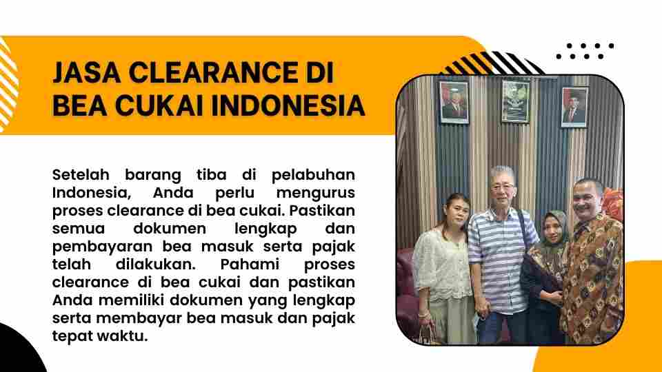 JASA Clearance di Bea Cukai Indonesia