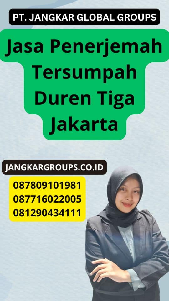 Jasa Penerjemah Tersumpah Duren Tiga Jakarta