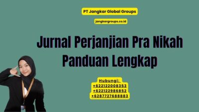 Jurnal Perjanjian Pra Nikah Panduan Lengkap