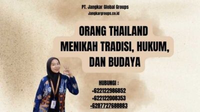 Orang Thailand Menikah Tradisi, Hukum, dan Budaya