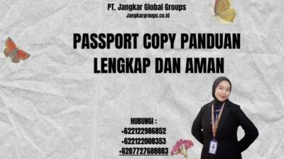 Passport Copy Panduan Lengkap dan Aman