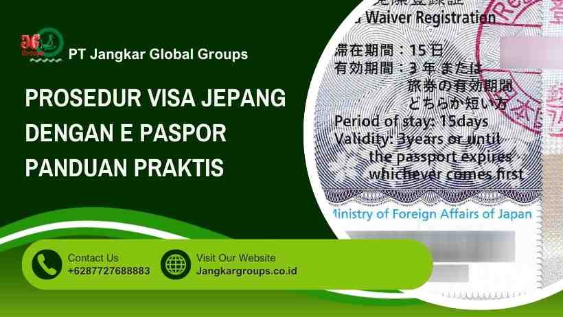 Prosedur Visa Jepang Dengan E Paspor Panduan Praktis