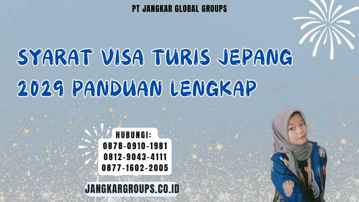 Syarat Visa Turis Jepang 2029 Panduan Lengkap
