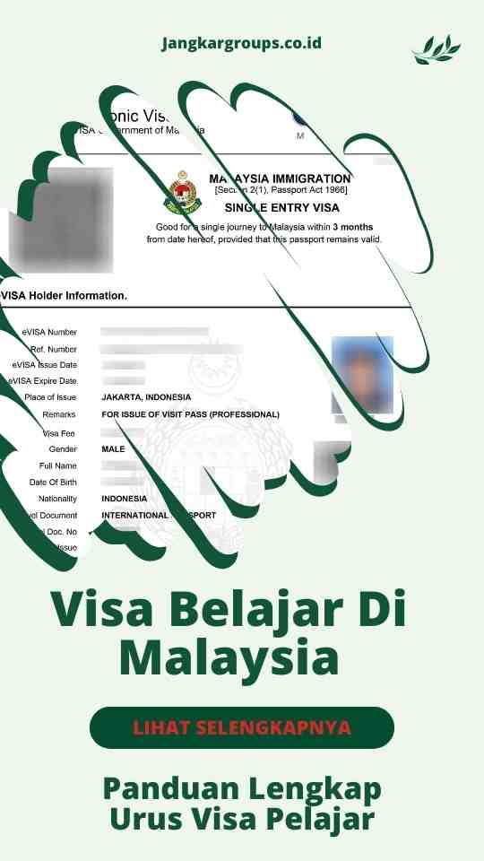 Visa Belajar Di Malaysia Panduan Lengkap Urus Visa Pelajar