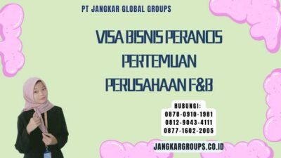 Visa Bisnis Perancis Pertemuan Perusahaan F&B