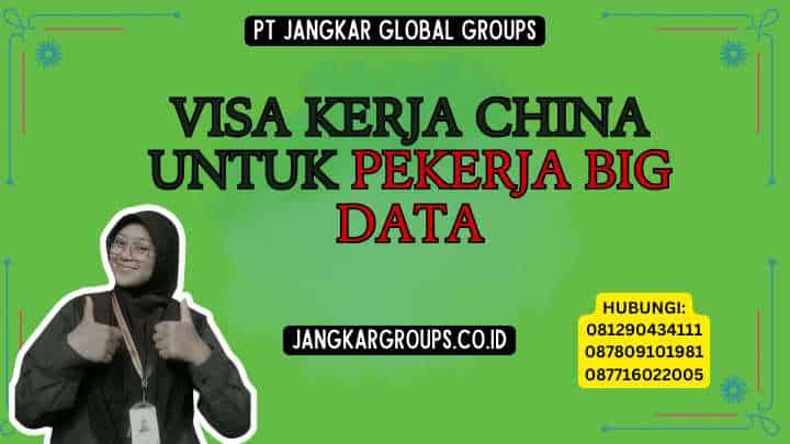 Visa Kerja China Untuk Pekerja Big Data