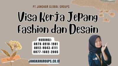 Visa Kerja Jepang Fashion dan Desain