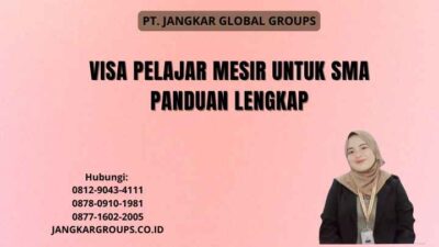 Visa Pelajar Mesir Untuk SMA Panduan Lengkap
