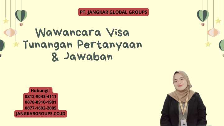 Wawancara Visa Tunangan Pertanyaan & Jawaban