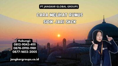 Cara Melihat Rumus Sidik Jari SKCK