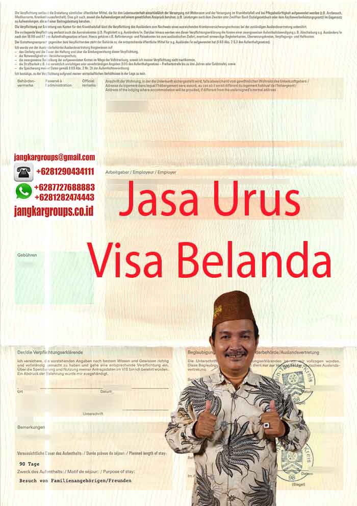 Contoh Surat Undangan Visa Belanda2
