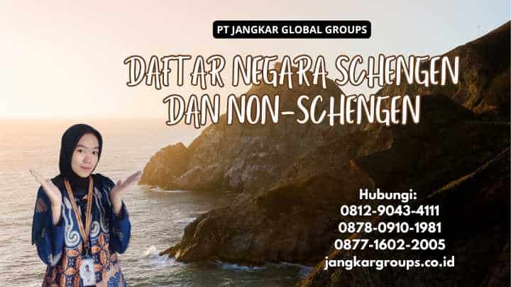 Daftar Negara Schengen dan Non-Schengen