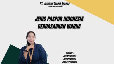 Jenis Paspor Indonesia Berdasarkan Warna