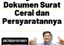 Legalisir Dokumen Surat Cerai dan Persyaratannya