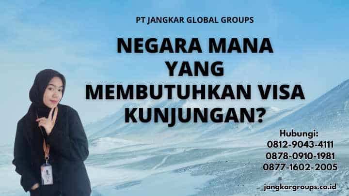 Negara Mana yang Membutuhkan Visa Kunjungan?
