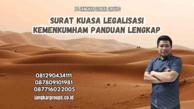 Surat Kuasa Legalisasi Kemenkumham Panduan Lengkap