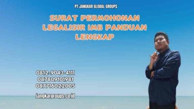 Surat Permohonan Legalisir IMB Panduan Lengkap