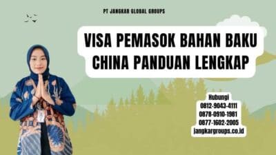 Visa Pemasok Bahan Baku China Panduan Lengkap