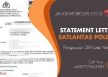 Statement Letter Satlantas Polda Pengurusan SIM Luar Negeri