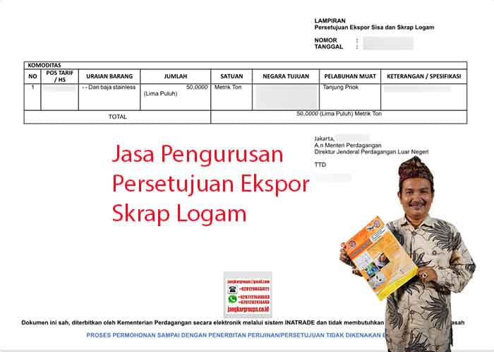 Persetujuan Ekspor Sisa dan Skrap Logam2