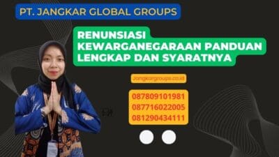 Renunsiasi Kewarganegaraan Panduan Lengkap dan Syaratnya