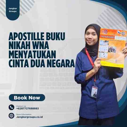 Apostille Buku Nikah WNA Menyatukan Cinta Dua Negara