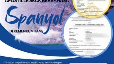 Apostille SKCK Berbahasa Spanyol di Kemenkumham Caranya