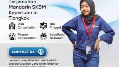 Apostille dan Terjemahan Mandarin SKBM Keperluan di Tiongkok