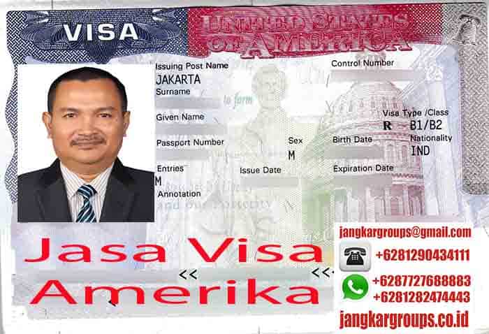 Contoh Visa Amerika