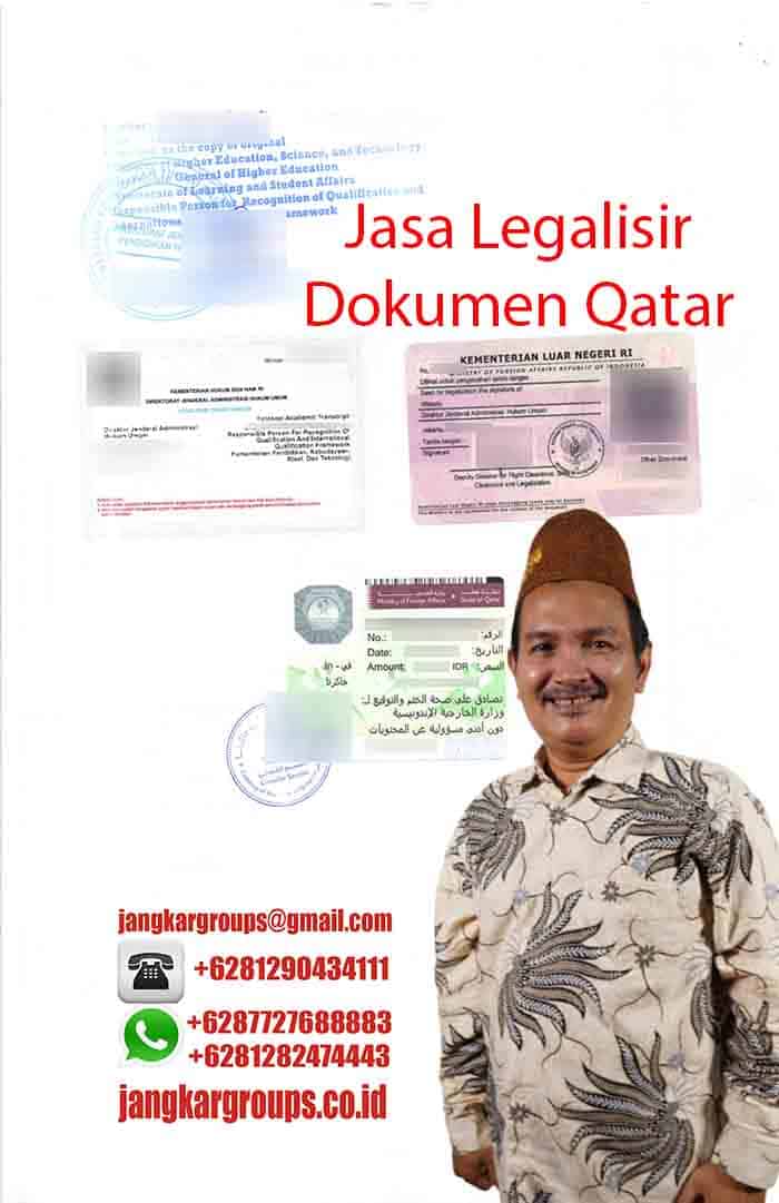 Jasa Legalisir Dokumen Qatar