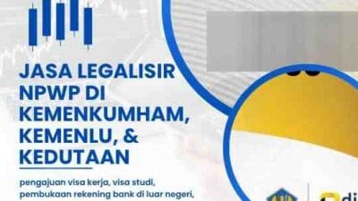Jasa Legalisir NPWP di Kemenkumham, Kemenlu, & Kedutaan