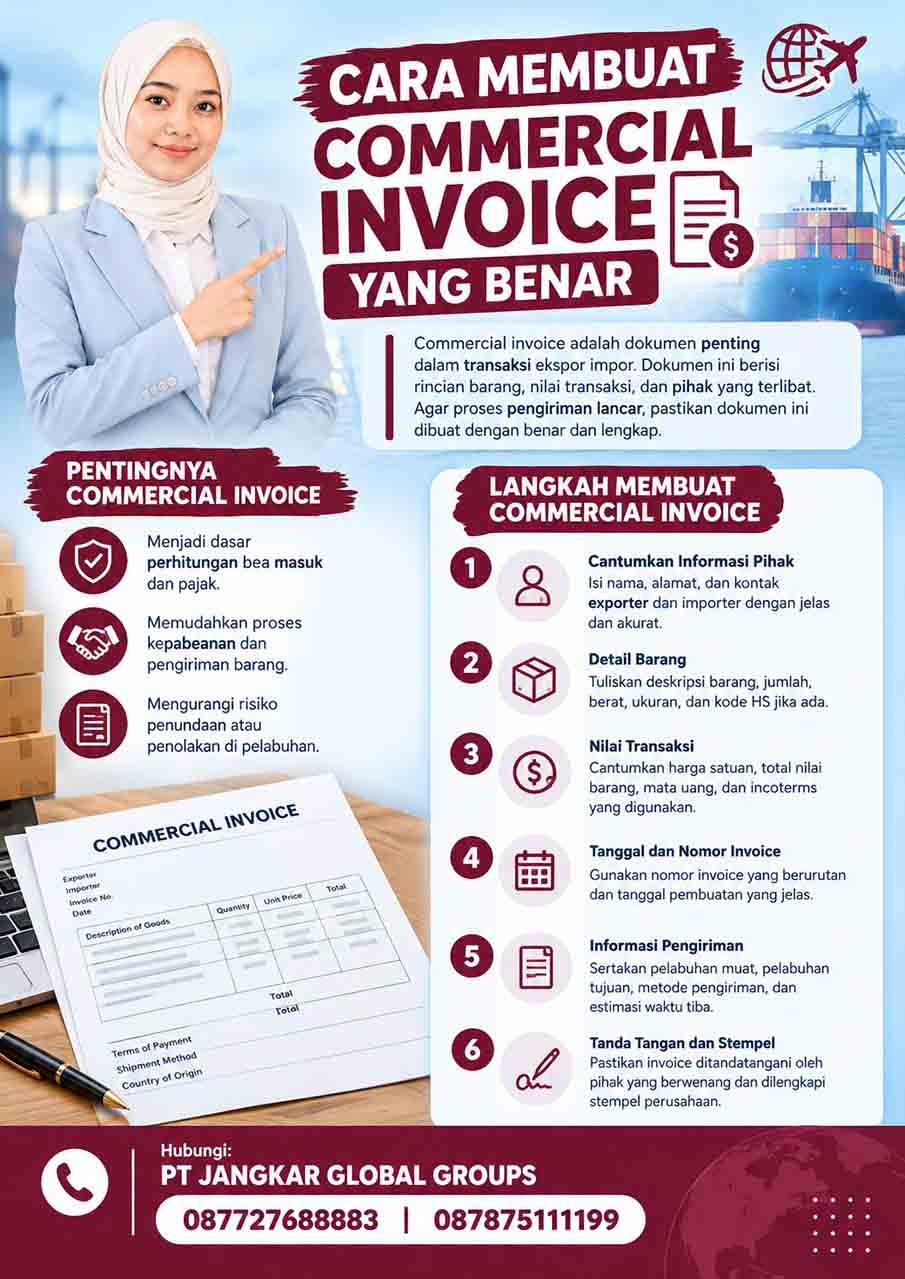 Cara Membuat Commercial Invoice yang Benar