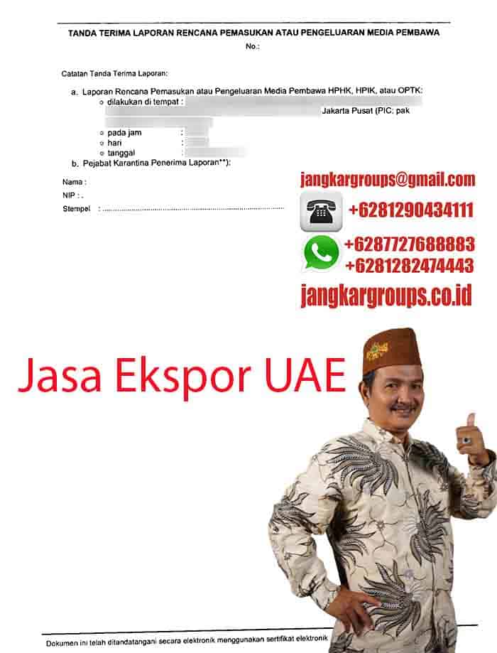 Jasa Ekspor UAE
